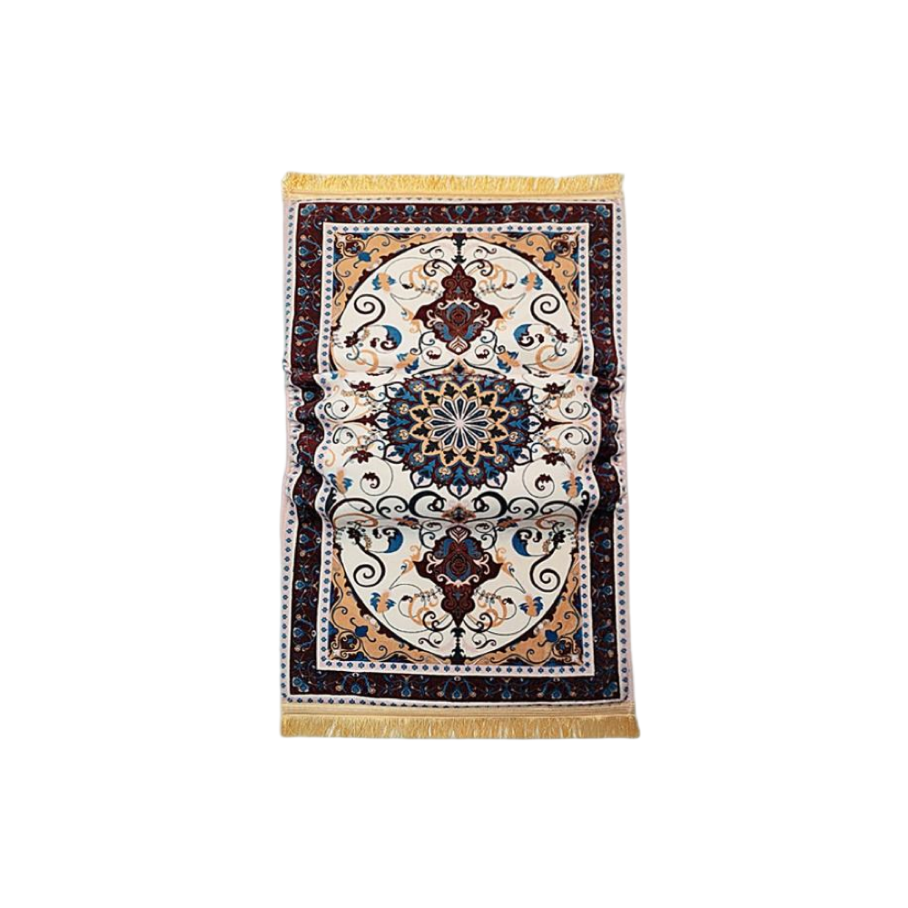 Sacred Light Ivory Flannel Kilim
